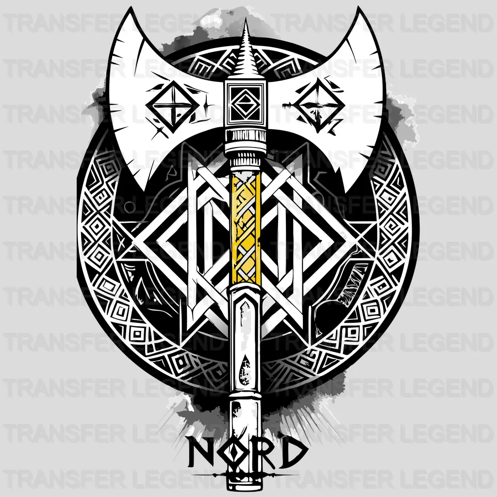 Yellow Axe Nordic Design - DTF Heat Transfer - transferlegend