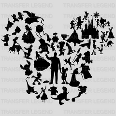 Disney Characters Mickey Head Design - DTF heat transfer - transferlegend