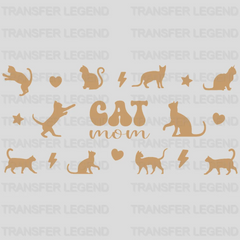 Cat Mom Mother's Day UV DTF Transfer Cup Wrap UV DTF Sticker - transferlegend