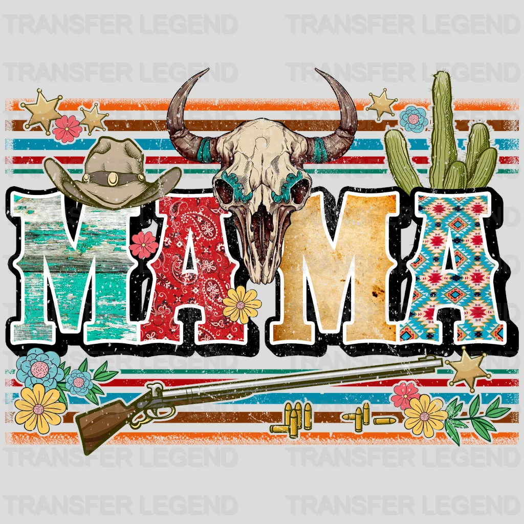MAMA COWBOY DESIGN - DTF heat transfer - transferlegend