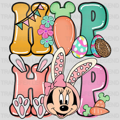 Easter Hip Hop Mickey and Minnie Design- DTF heat transfer - transferlegend