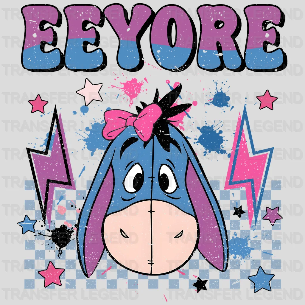 EeYore  Disney Designs - DTF Heat Transfers