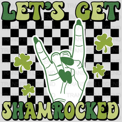 Let's Get Shamrocked St. Patrick's Day Design - DTF heat transfer - transferlegend