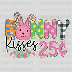 Bunny Kisses 25¢ Easter Design - DTF heat transfer - transferlegend