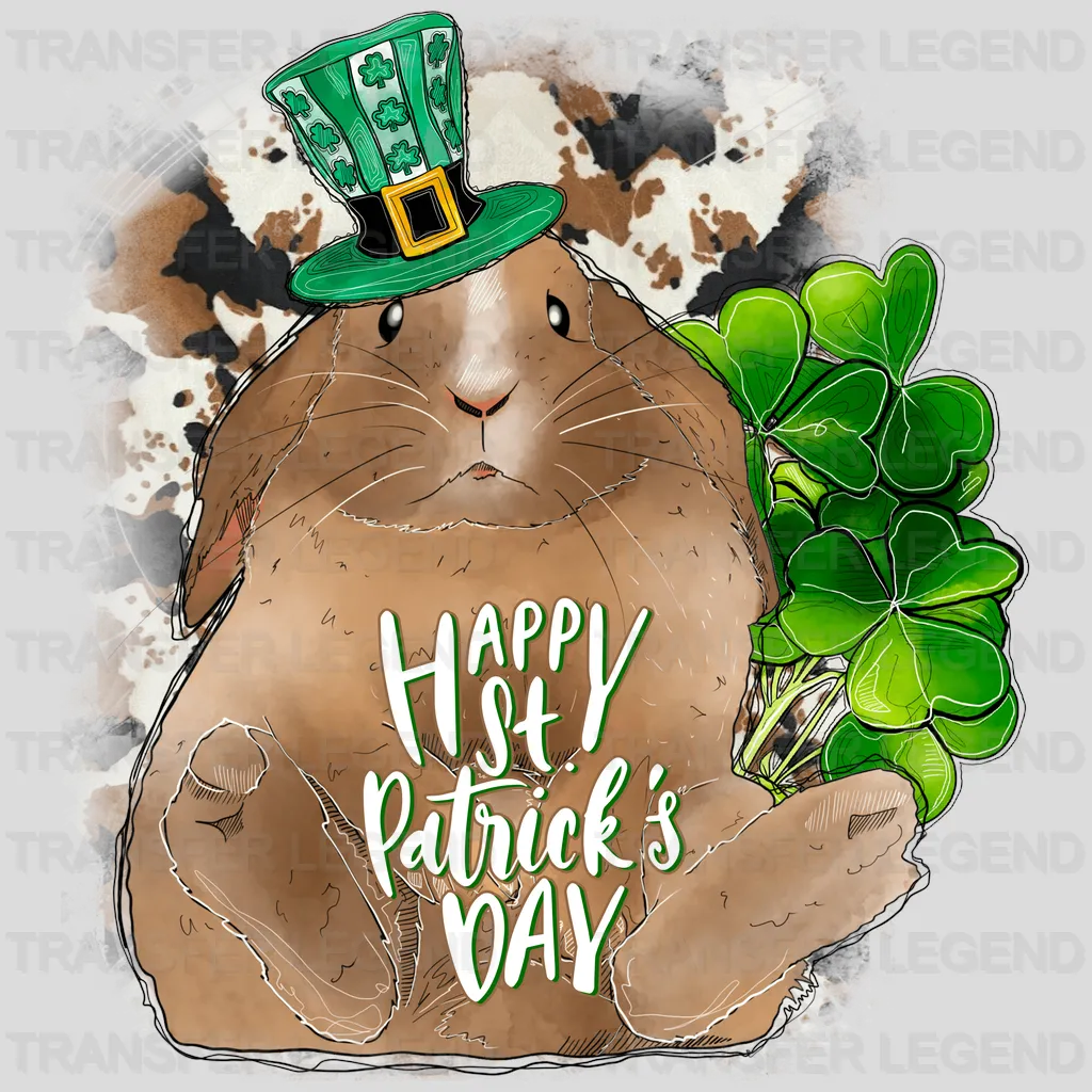 Bunny St. Patrick's Day Design - DTF heat transfer - transferlegend