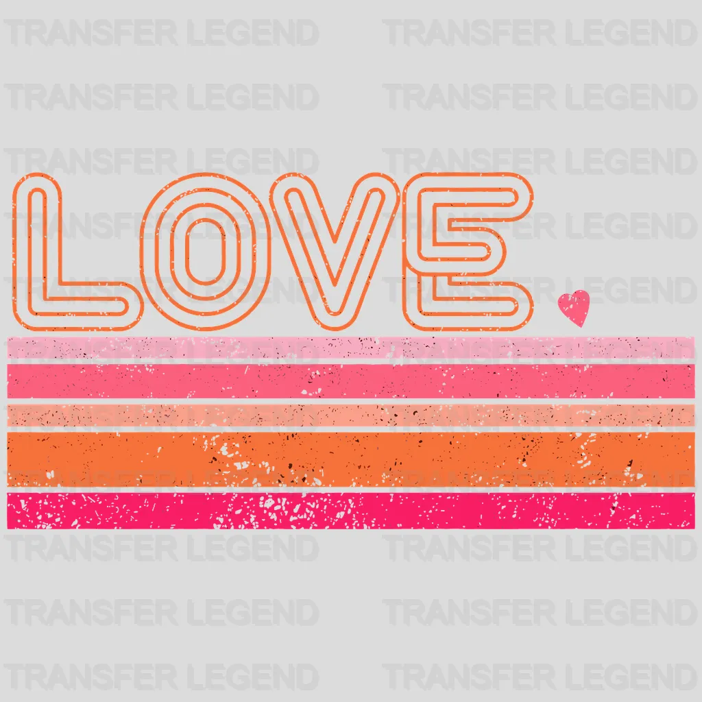 Love Valentine's Day Design - DTF heat transfer - transferlegend