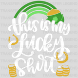 This Is My Lucky Shirt St. Patrick's Day Design - DTF heat transfer - transferlegend