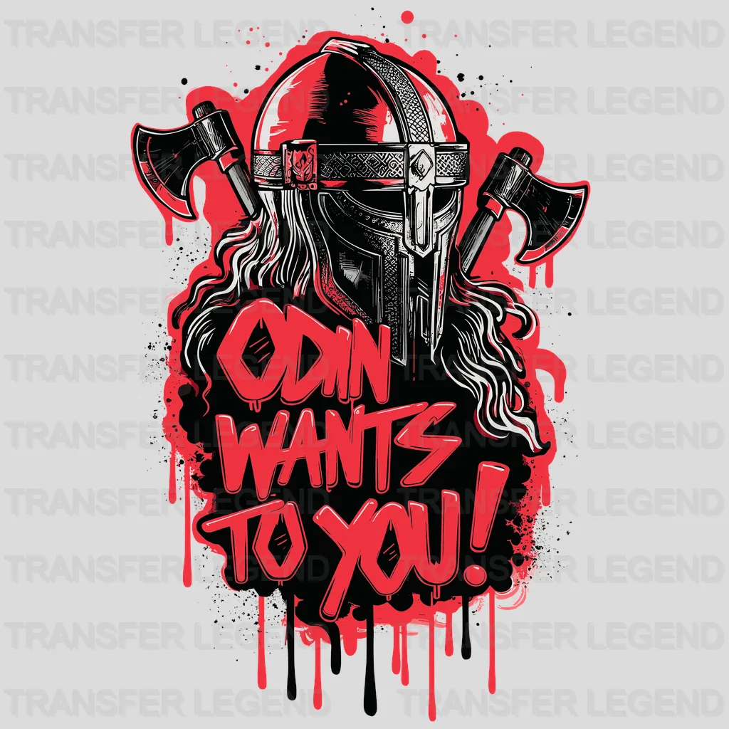 Odin Wants To You Nordic Design - DTF Heat Transfer - transferlegend