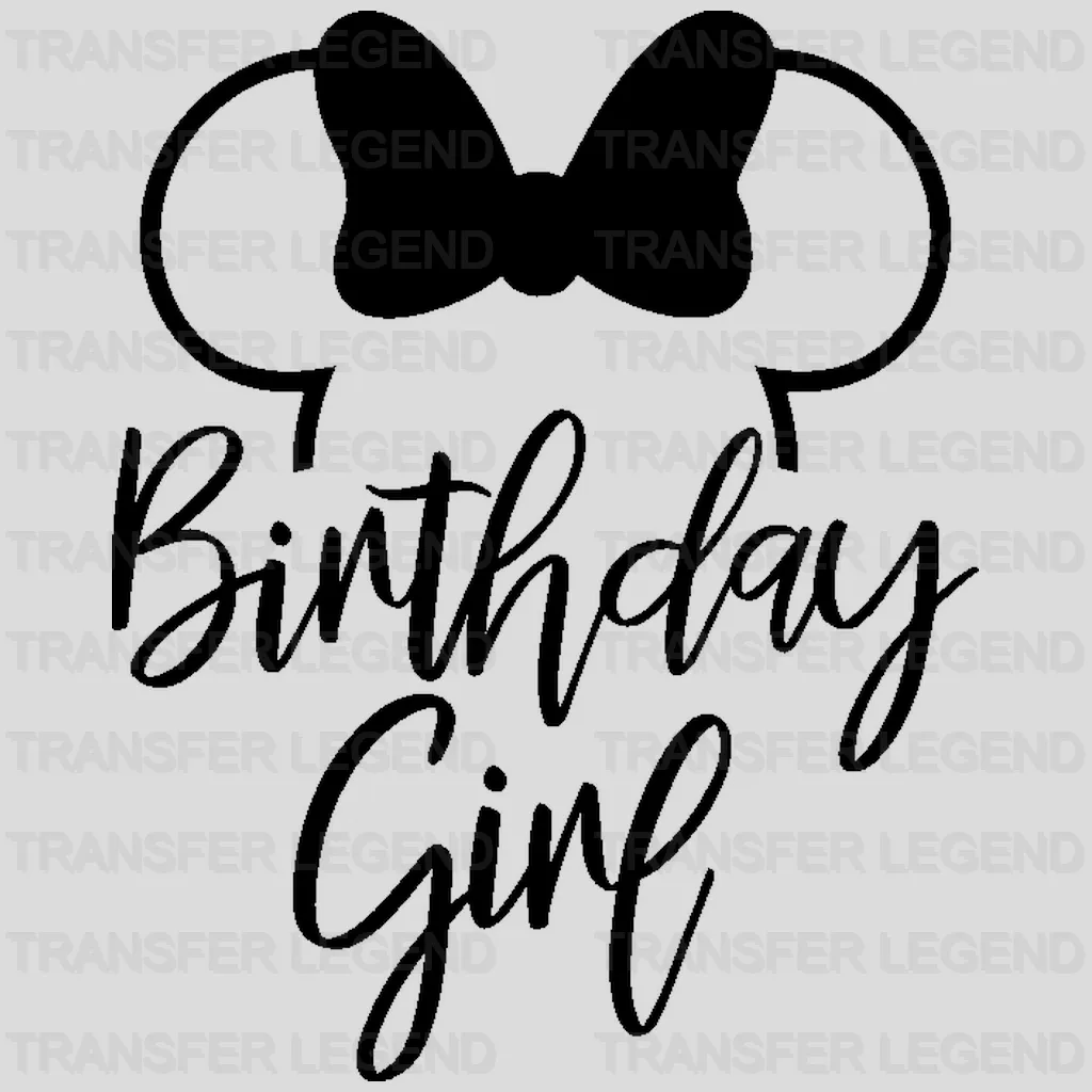 Birthday Boy Mouse And Birthday Girl Mouse Design - DTF heat transfer - transferlegend
