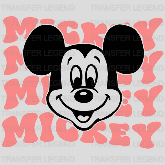 Trendy - Groovy Mouse Design - DTF heat transfer - transferlegend