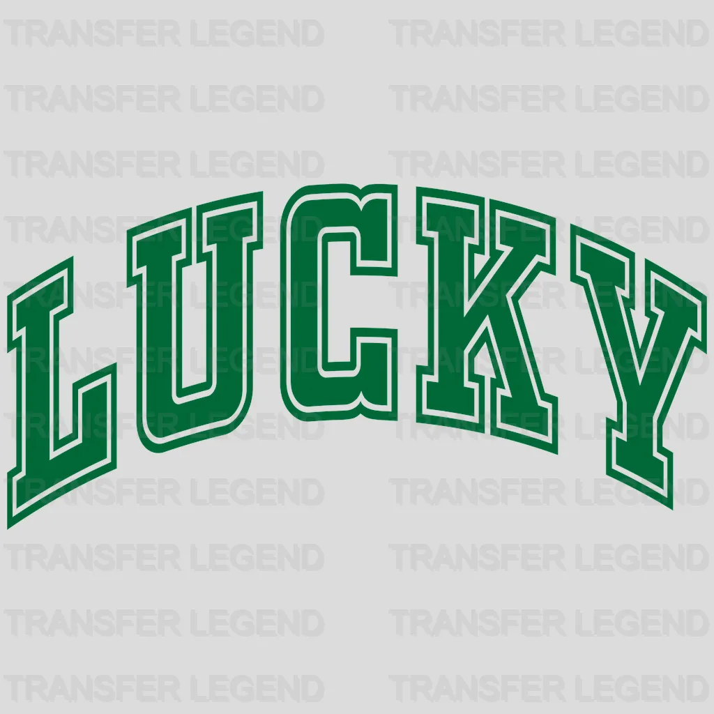 St. Patrick's Day Lucky Design - DTF heat transfer - transferlegend