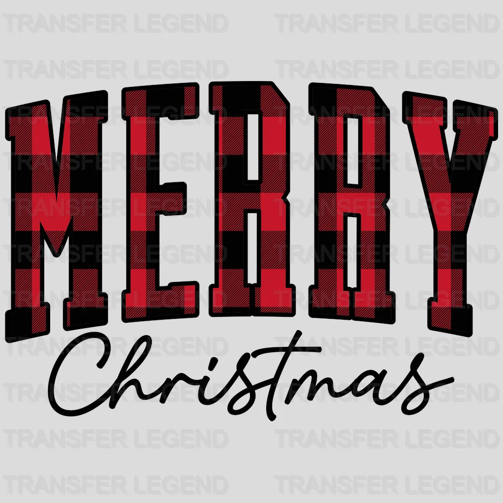 MERRY CHRISTMAS PAJAMA RED Christmas Design, Christmas Design, Dtf Heat Transfer - transferlegend