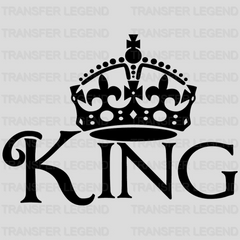 King And Queen Design - DTF heat transfer - transferlegend