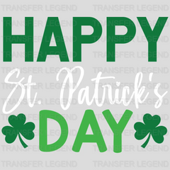 Happy St. Patrick's Day Design - DTF heat transfer - transferlegend