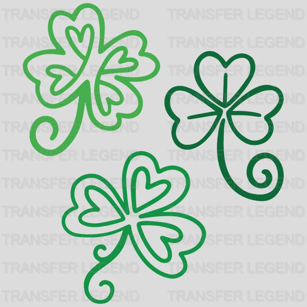 Clover Patch St. Patrick's Day Design - DTF heat transfer - transferlegend