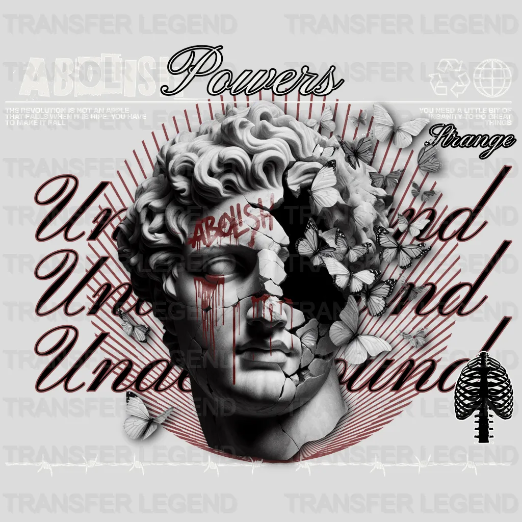 Abolish Powers Streetwear Design - DTF Heat Transfer - transferlegend