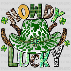 Howdy Lucky St. Patrick's Day Design - DTF heat transfer - transferlegend