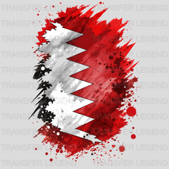 Bahrain Flag Design - DTF Heat Transfer - transferlegend