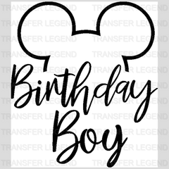 Disney Birthday Boy Mickey And Birthday Girl Minnie Design - DTF heat transfer - transferlegend