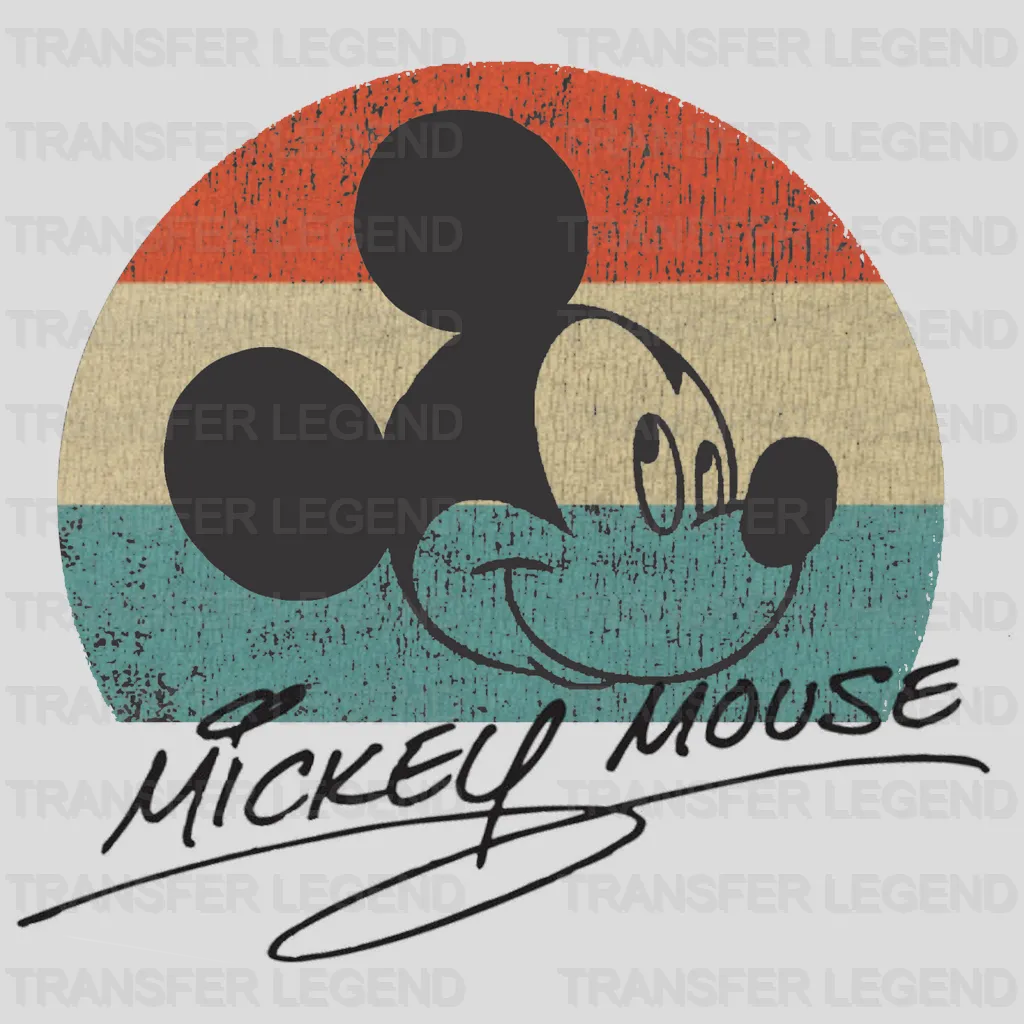 Retro Mickey Mouse Design - DTF heat transfer - transferlegend