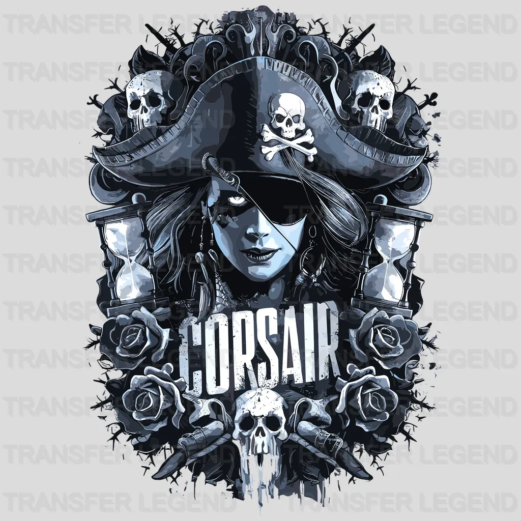 Corsair Comes Over You Pirate Design - DTF Heat Transfer - transferlegend