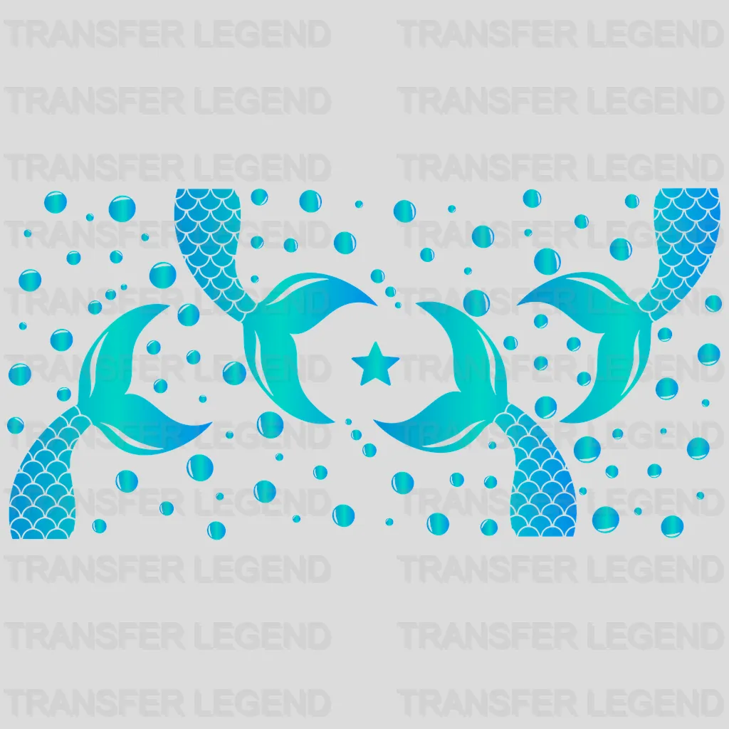 Mermaid UV DTF Transfer Cup Wrap UV DTF Sticker - transferlegend