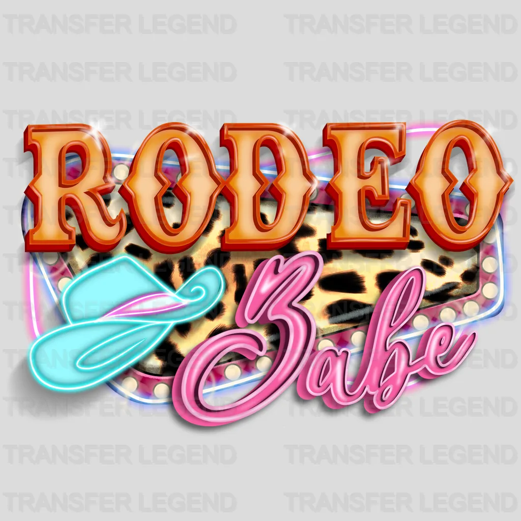 Rodeo Babe - Rodeo Houston DTF Transfer - transferlegend