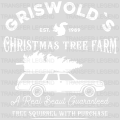 GRISWORLD XMAS TREE FARM Christmas Design - DTF heat transfer - transferlegend