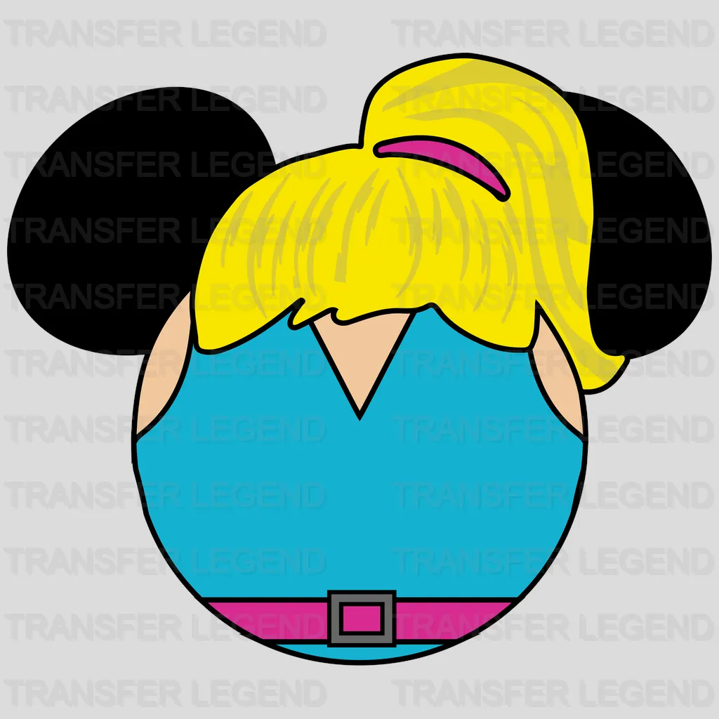 Disney Mickey Ears Barbie Design - DTF heat transfer - transferlegend