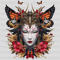 Butterfly mask Asian Design - DTF Heat Transfer - transferlegend