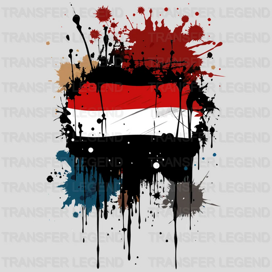 Yemen Flag Design - DTF Heat Transfer - transferlegend