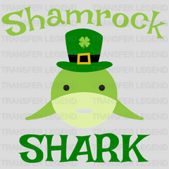 Shamrock Shark St. Patrick's Day Design - DTF heat transfer - transferlegend