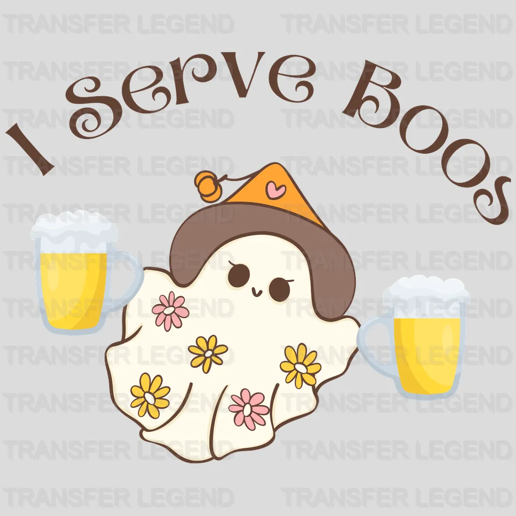 I SERVE BOOS HALLOWEENDesign - DTF heat transfer - transferlegend