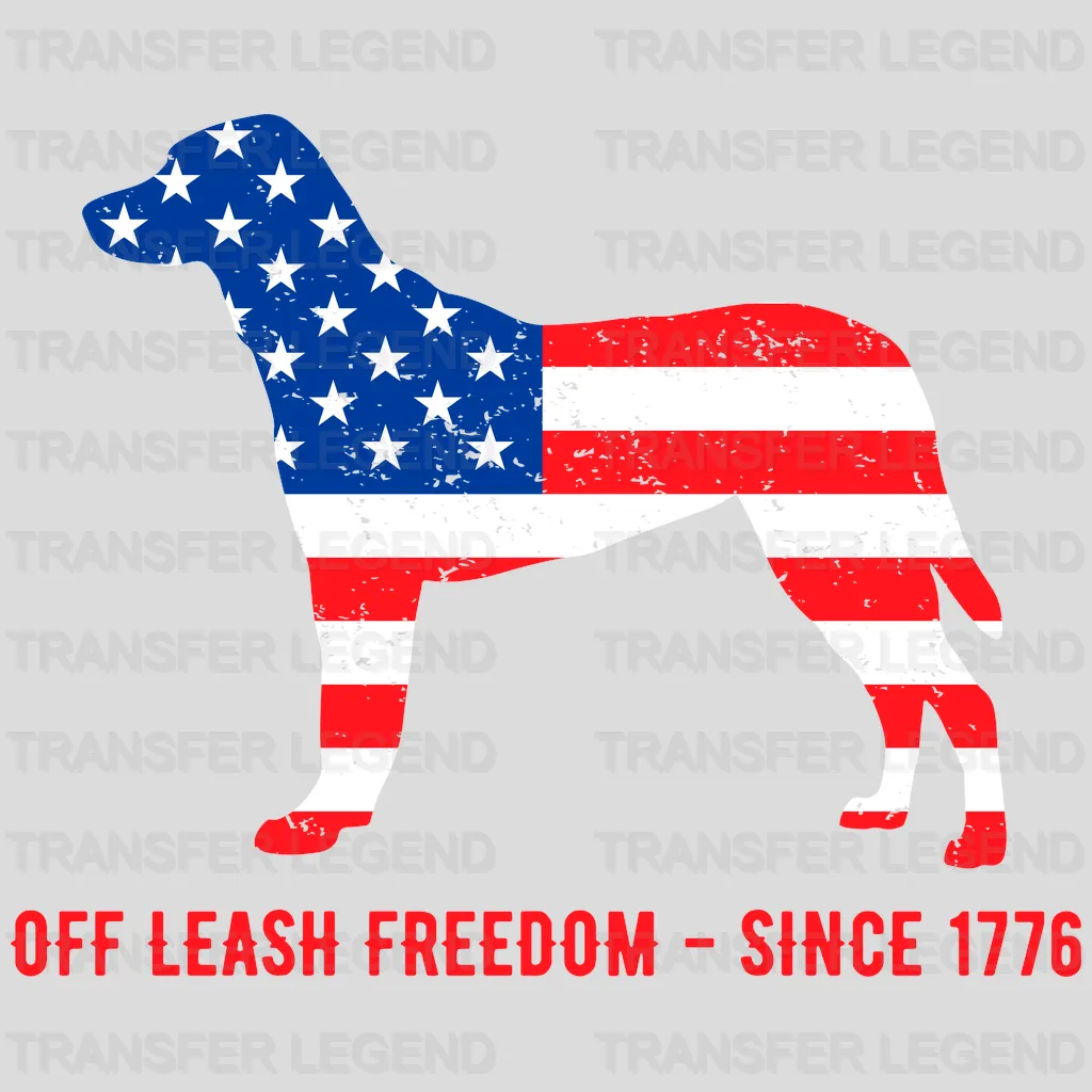 Off Lesh Freedom - Patriot Design DTF Heat Transfer - transferlegend