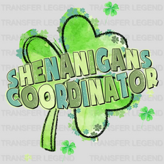 Shenanigans Coordinator St. Patrick's Day Design - DTF heat transfer - transferlegend