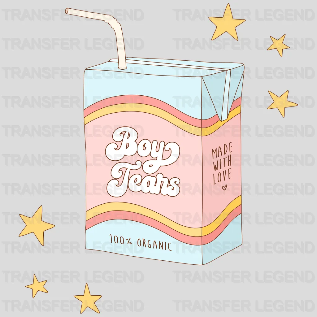 Boy Tears / Girl Tears Anti Valentines Design - DTF heat transfer - transferlegend