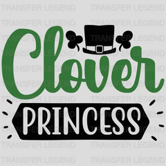 Clover Princess St. Patrick's Day Design - DTF heat transfer - transferlegend