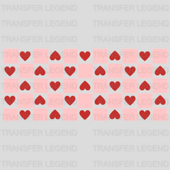 Hearts UV DTF Transfer Cup Wrap UV DTF Sticker - transferlegend