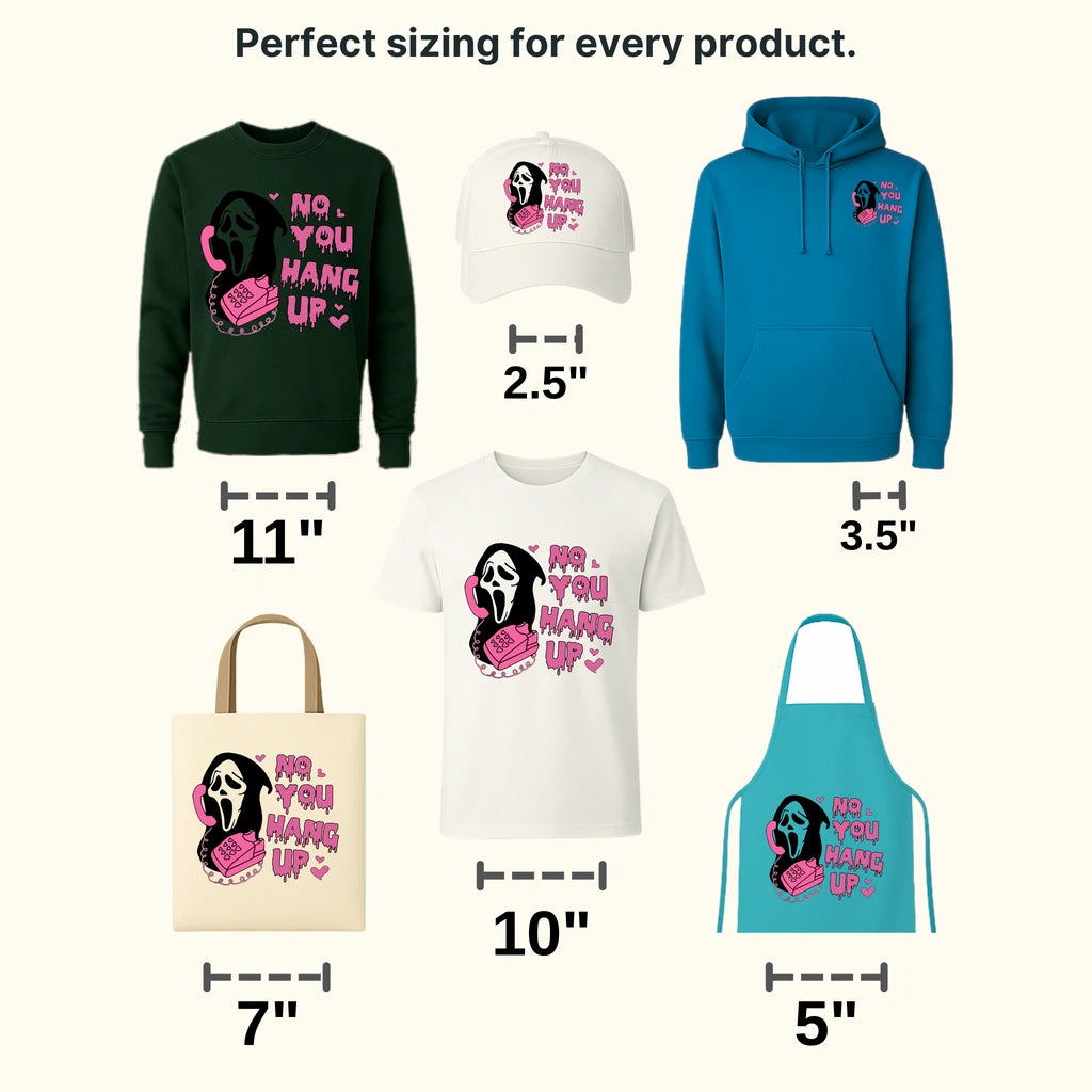 No You Hang Up Valentine's Day Design - DTF heat transfer - transferlegend