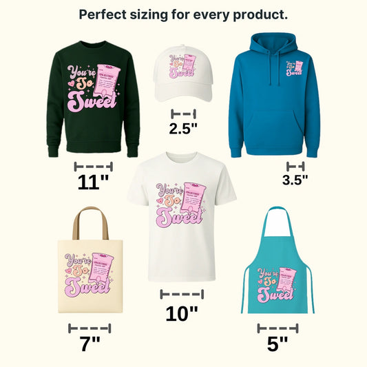 You Are So Sweet Valentine's Day Design - DTF heat transfer - transferlegend