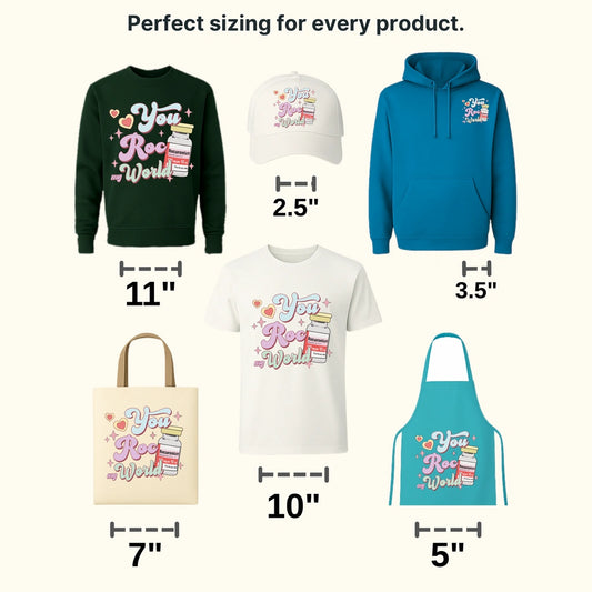 You Roc World Valentine's Day Design - DTF heat transfer - transferlegend