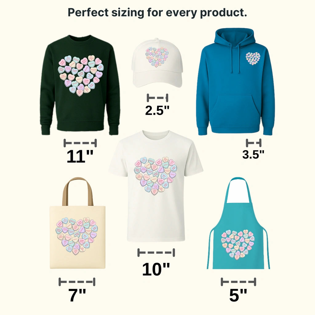 Heart Pills Valentine's Day Design - DTF heat transfer - transferlegend
