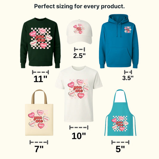 You Are Valentine's Day Design - DTF heat transfer - transferlegend