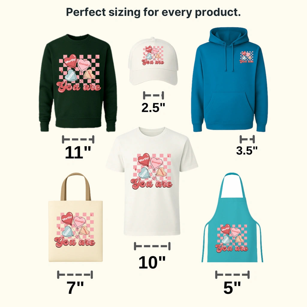 You Are Valentine's Day Design - DTF heat transfer - transferlegend