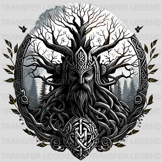 Trees & Vikings Nordic Design - DTF Heat Transfer - transferlegend