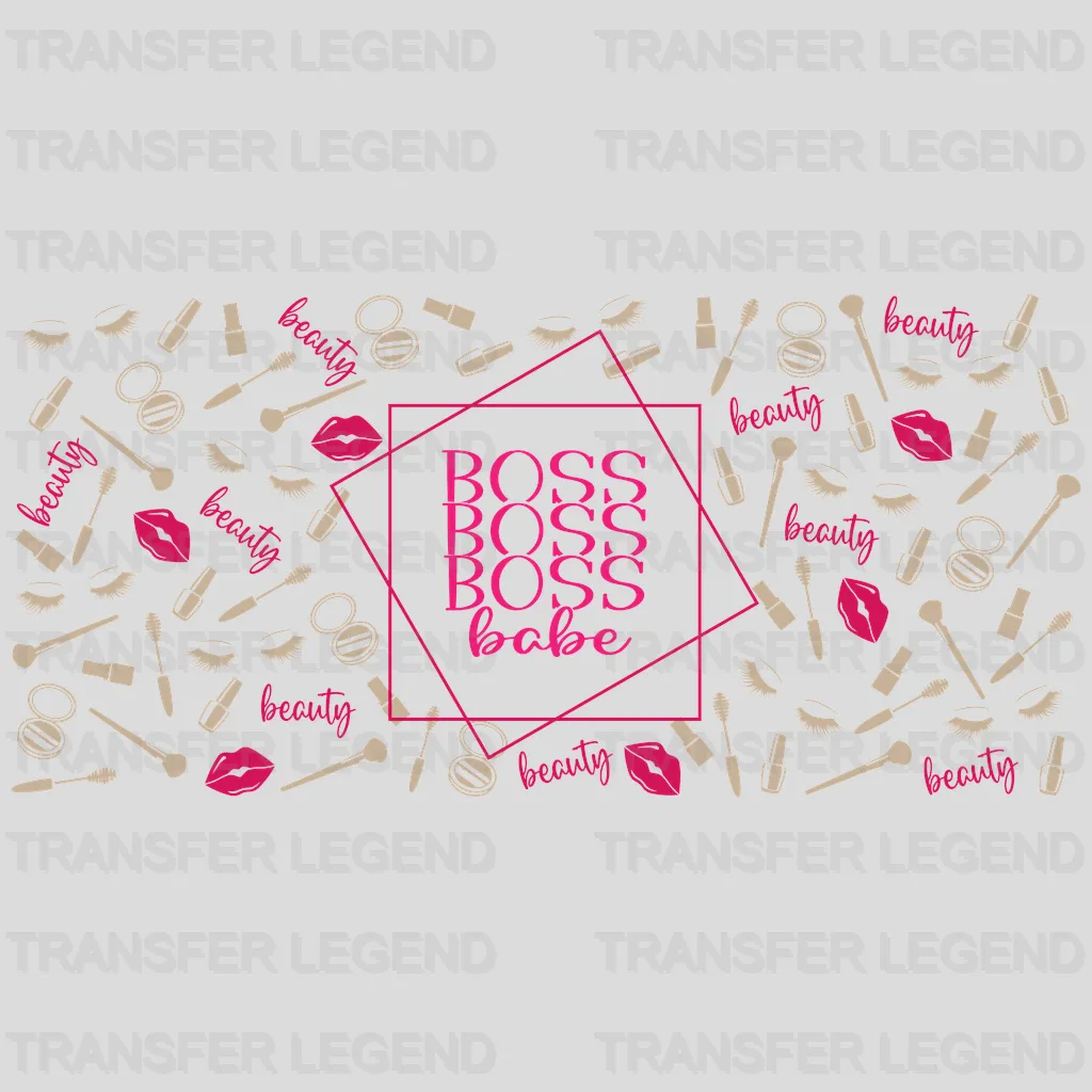 Boss Boss Babe UV DTF Transfer Cup Wrap UV DTF Sticker - transferlegend