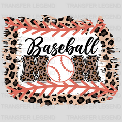 Baseball Mom Mom Leopard DTF Transfer - transferlegend