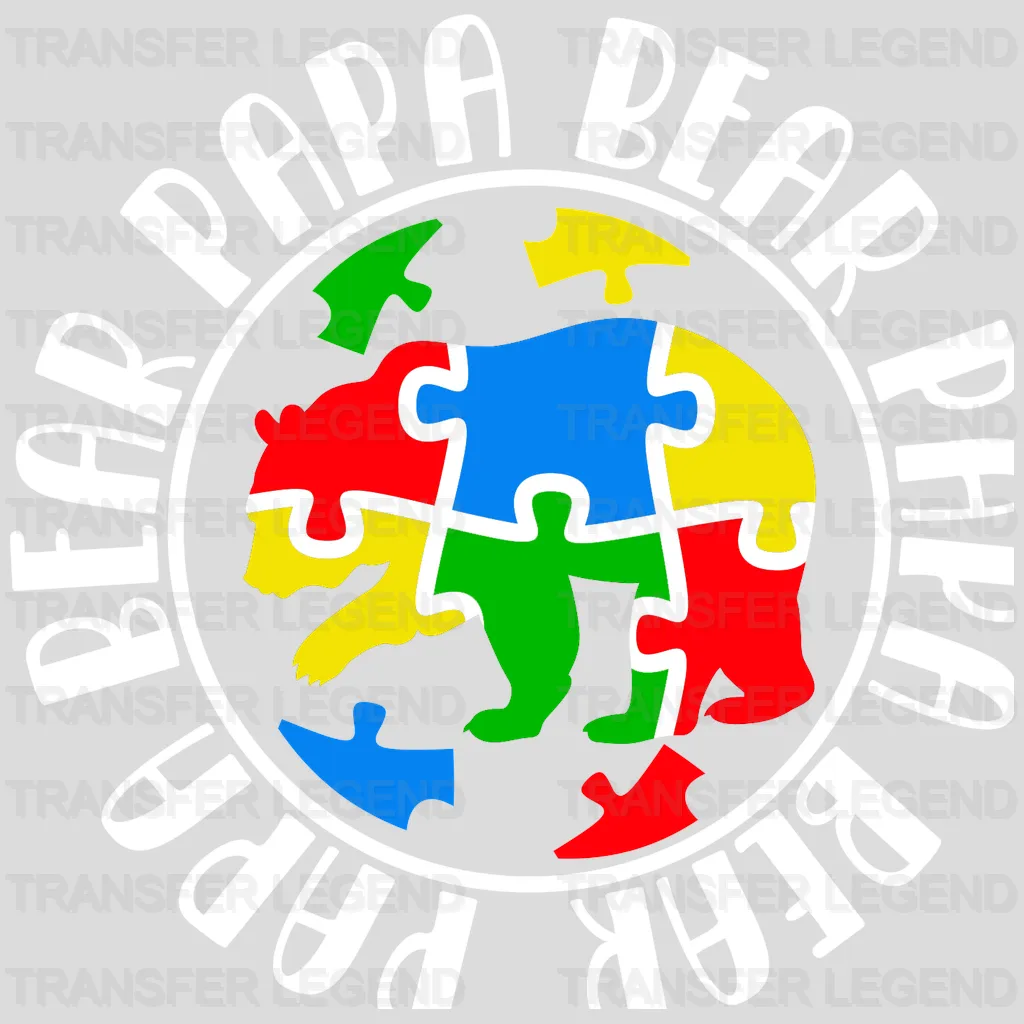 PAPA BEAR PAPA - DTF Heat Transfer - transferlegend