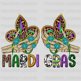 Mardi Gras Design- Mardi Gras DTF heat transfer - transferlegend