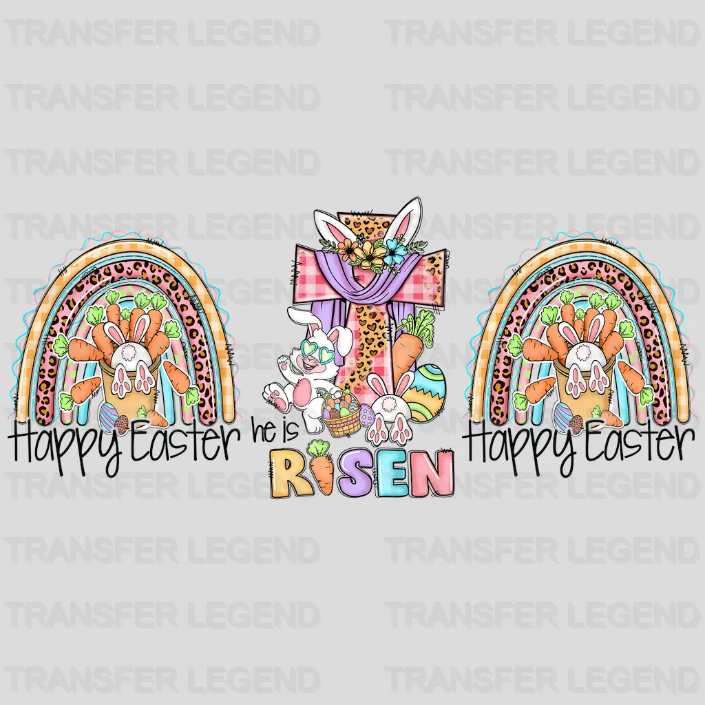 He Is Risen Easter UV DTF Transfer Cup Wrap UV DTF Sticker - transferlegend